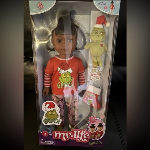 My Life as Grinch 18” Dark Hair Brunette Doll Cindy Lou Who - Picture 1 of 3